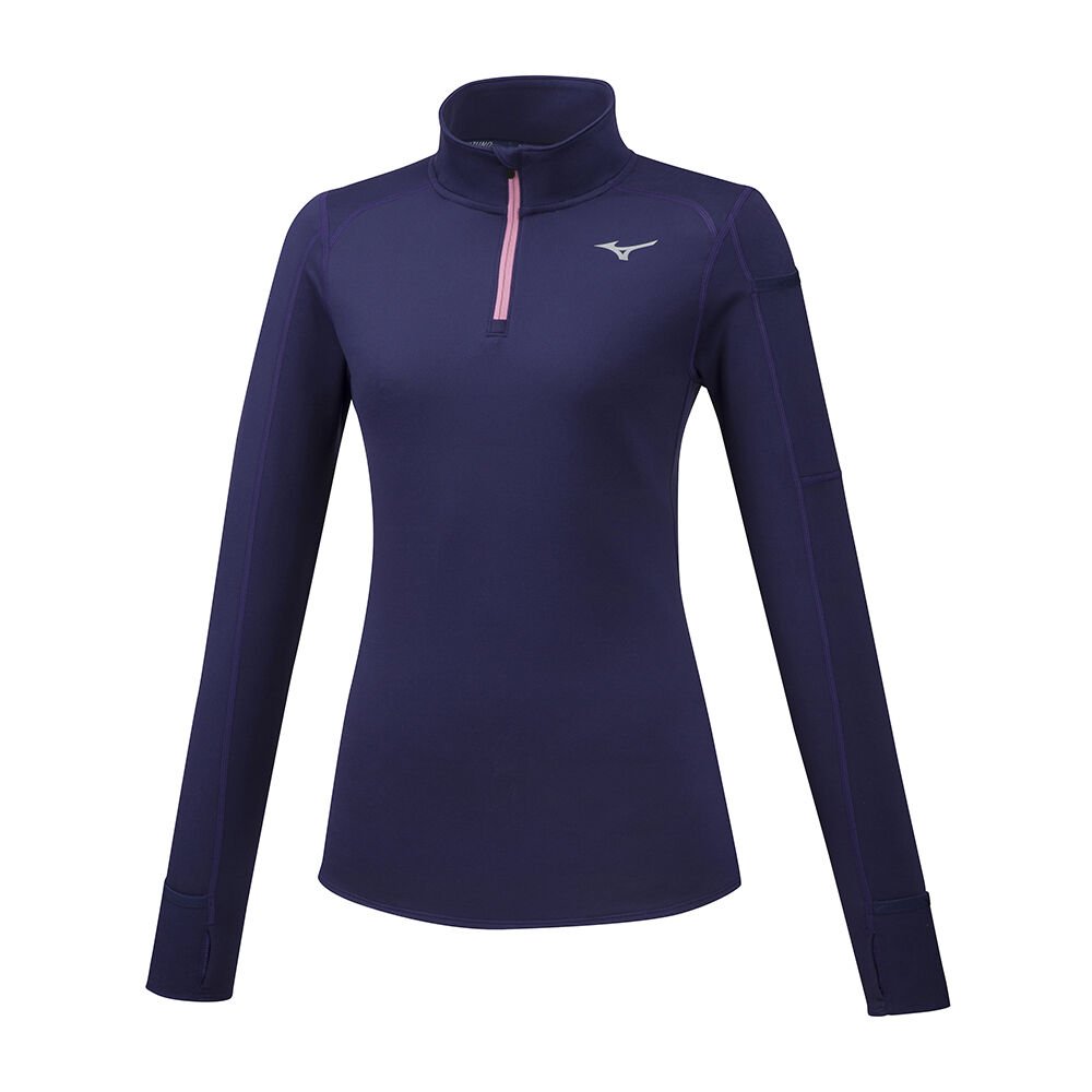 Mizuno Women's Vortex Warmalite HZ Running Tops Purple (J2GC971112-EQW)